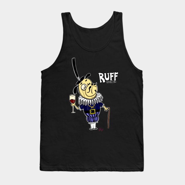 Ruff Neck Tank Top by tighttee